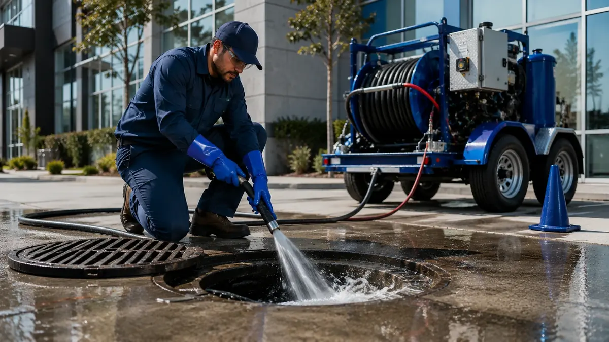 Commercial Hydro Jet Drain Cleaning in Upland