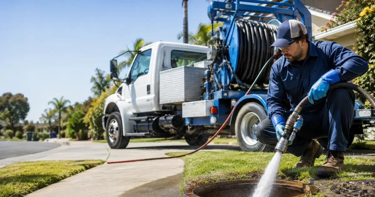 Hydro jet sewer cleaning Upland